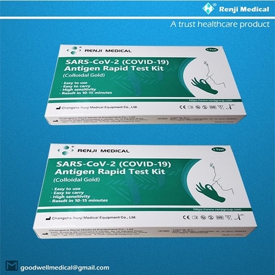 Renji Medical Antijen Hızlı Test Kiti, Nazal Swab Igm Hızlı Test Kaseti SGS sertifikası