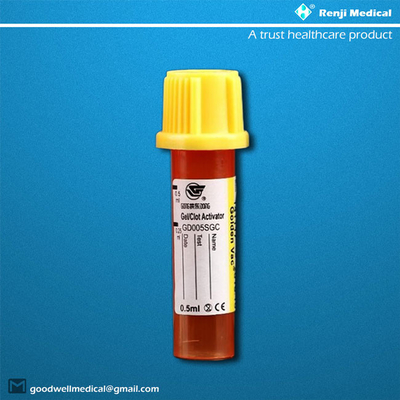 Yeni doğan bebekler için PP Mikro Kan Alma Tüpü 0.25ml/0.5ml