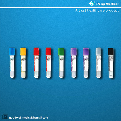 SGS MSDS Onayı Tek Kullanımlık Vakumlu Kan Alma Tüpü 5ml 7ml