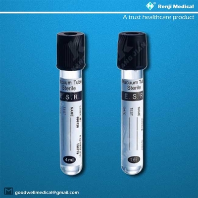 4ml / 5ml Tek Kullanımlık Vakumlu Kan Alma Tüpü, Uzak Kızılötesi ESR Test Tüpü