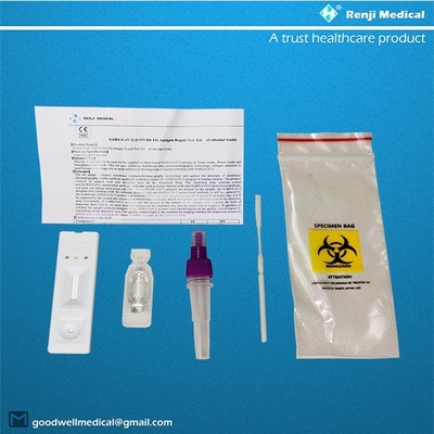 Renji Rapid SARS-COV-2(COVID 19)Antijen Hızlı Test Kiti (Kolloidal Altın)