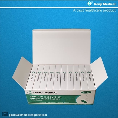 Renji Rapid SARS-COV-2(COVID 19)Antijen Hızlı Test Kiti (Kolloidal Altın)