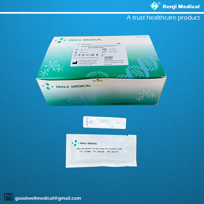 COVID-19 Antijen Nazal Swab Test Kiti (Koloidal Altın) Kendi Kendini Test Etmek İçin CE İşaretli