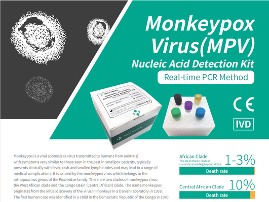 Monkeypox Virüsü(MPV) Nükleik Asit Saptama Kiti Hızlı Test Ev Kiti Gerçek Zamanlı PCR Kiti