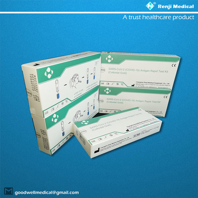 immunoassays Hızlı COVID 19 Test Kiti, CE 15 dakika Hızlı Covid Test Kiti