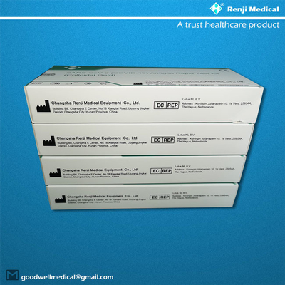Kolloidal Altın Antijen Hızlı Test Kiti, Nazal Swab Sars-Cov-2 Ag Test Kiti