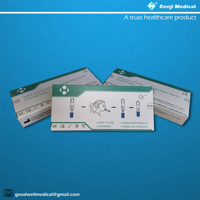 Omicron Rapid COVID 19 Test Kiti, Kolloidal Altın Kendi Kendine Covid Ev Testi