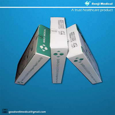 Omicron Rapid COVID 19 Test Kiti, Kolloidal Altın Kendi Kendine Covid Ev Testi