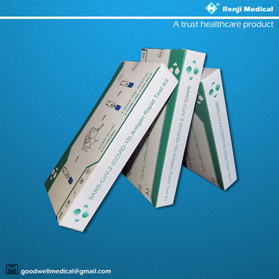 Omicron Rapid COVID 19 Test Kiti, Kolloidal Altın Kendi Kendine Covid Ev Testi