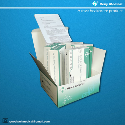 Mavi 5 Dakika Kolloidal Altın Hızlı Test Kitleri TS20201203 TS20201202 onayı