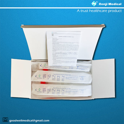 Renji Medical Tükürük Toplama Kiti Tüpü MSDS YBTC MA Sertifikası