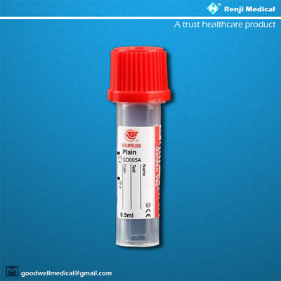 Yeni doğan bebekler için PP Mikro Kan Alma Tüpü 0.25ml/0.5ml