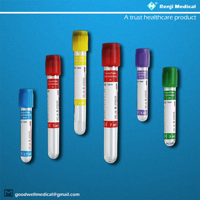 4ml / 5ml Tek Kullanımlık Vakumlu Kan Alma Tüpü, Uzak Kızılötesi ESR Test Tüpü