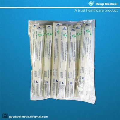 Kırılabilir plastik şaftlı, ayrı ayrı kapatılmış Steril Naylon Floklu Swab