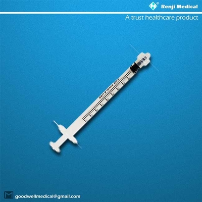 EO Gazlı Steril Tek Kullanımlık Tıbbi Sarf Malzemeleri 1ml İlaç Şırıngası