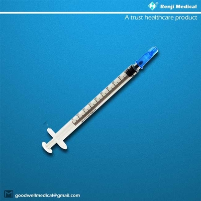 EO Gazlı Steril Tek Kullanımlık Tıbbi Sarf Malzemeleri 1ml İlaç Şırıngası