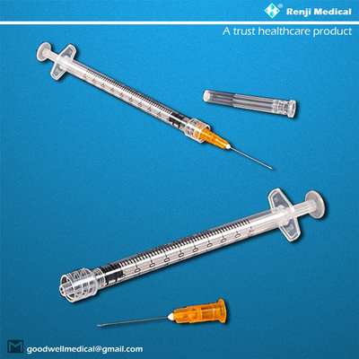 Renji Tek Kullanımlık Tıbbi Sarf Malzemeleri, 1ml PP Slip Uçlu Şırıngalar