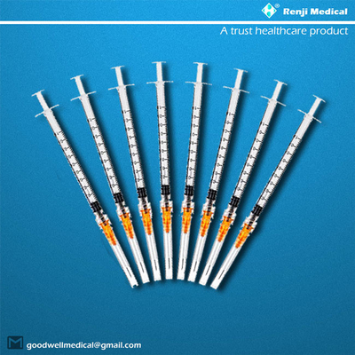 MSDS Tek Kullanımlık Tıbbi Sarf Malzemeleri, İğneli 25G 1ml Luer Lock Şırınga